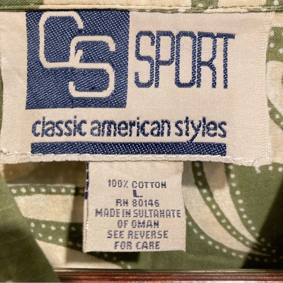 CS Sport Hawaiian Style Shirt L - Picture 5 of 6
